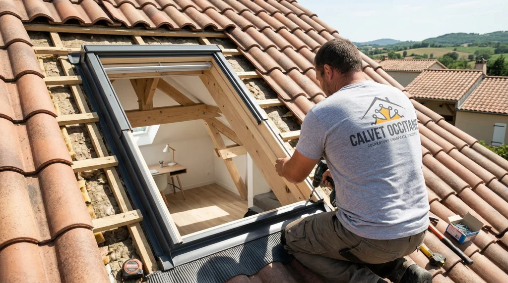 Pose et changement de Velux